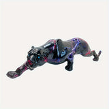 Decorative Cheetah Figurine with Lightning Pattern House Of Avana