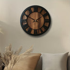 Vintage Wooden Wall Clock - Silent, Battery Operated, Decorative Roman Numerals for Home, Kitchen, Living Room, Bedroom, Office - 14/16/18 inch Options, Charming Home Decor|Artistic Wall Clock|Wooden Wall Clock, Wall Clock Li House Of Avana