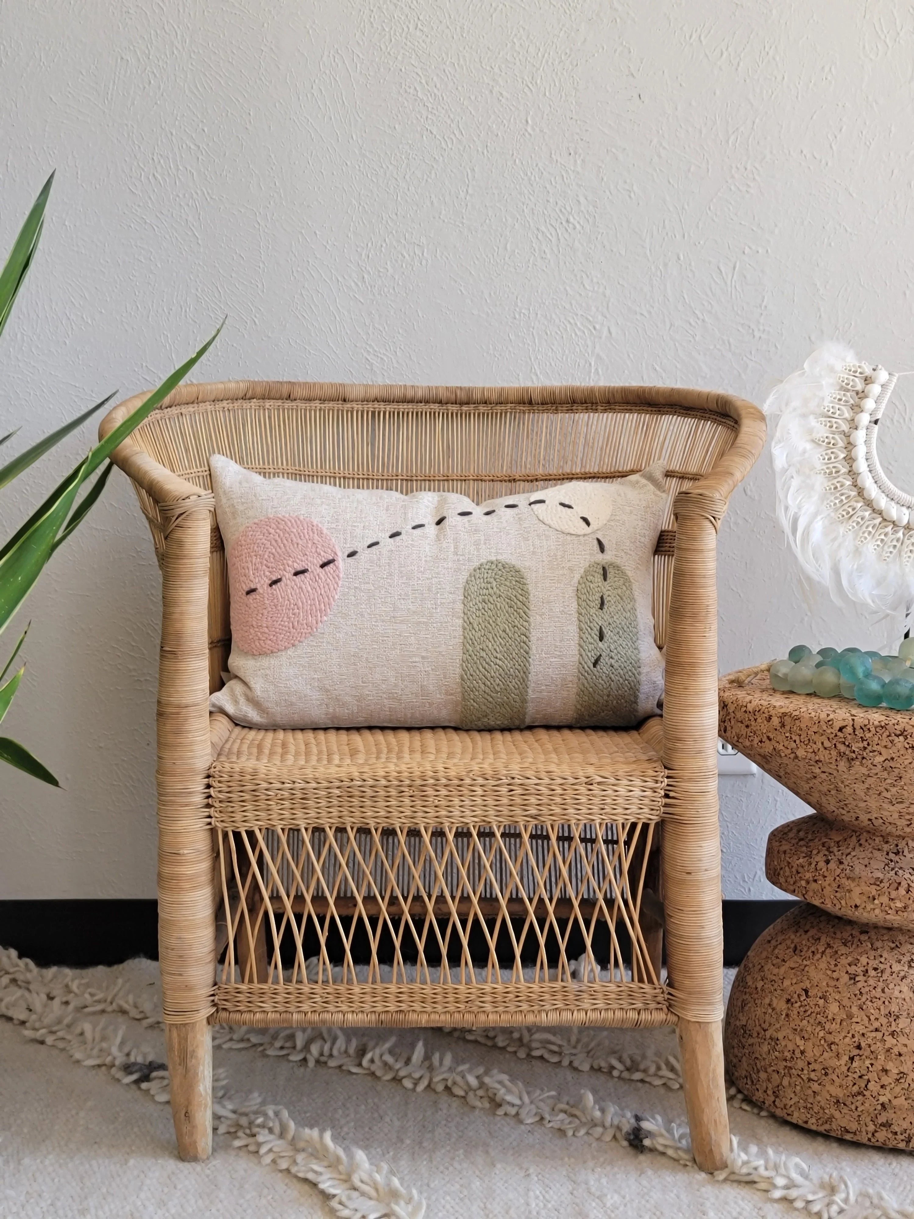 Desert Dawn Throw Pillow Kanju Interiors