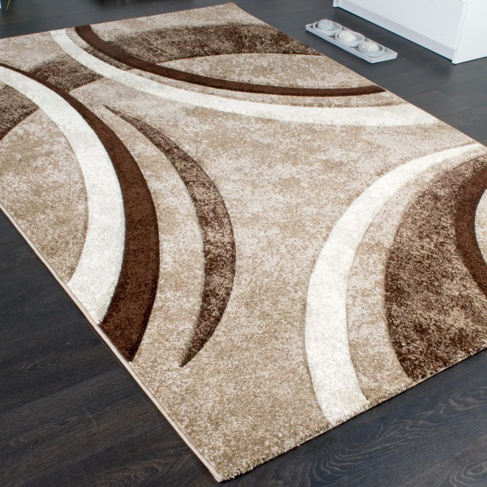 Designer Rug Brilliance Brown Beige Geometric Pattern - House Of Avana