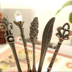 Dessert Spoons - Vintage Metal Golden