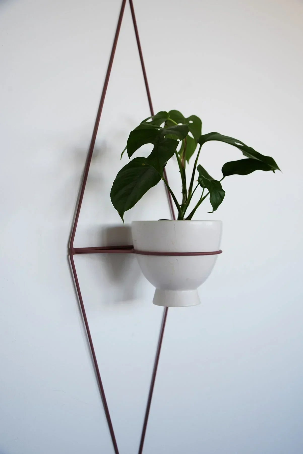 Diamond Wall Planter with Eye Design and Hanging Feature, close-up view - House Of Avana