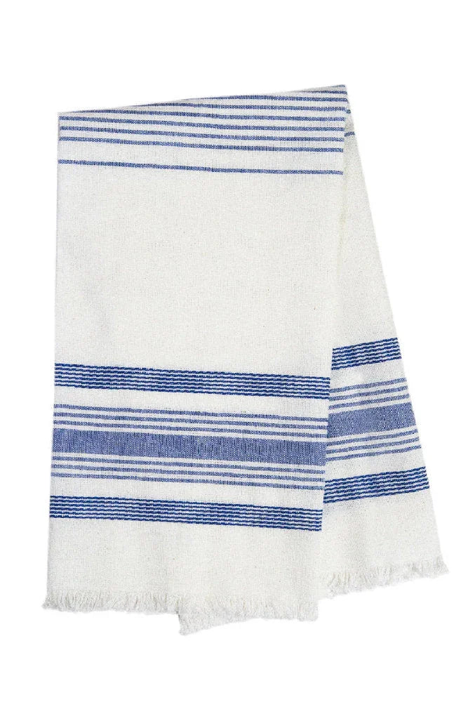 White &amp; Blue Kitchen Towel Archive New York