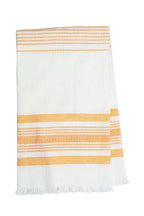 White &amp; Orange Kitchen Towel Archive New York
