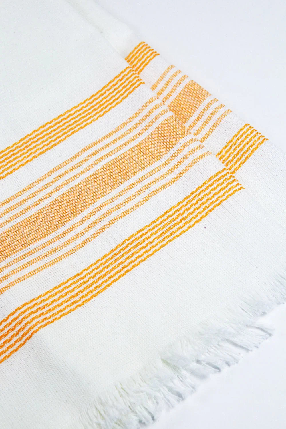 White &amp; Orange Kitchen Towel Archive New York