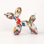 Decorative Colorful Handcrafted Dog Figurine, back view - House Of Avana