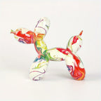 Decorative Colorful Handcrafted Dog Figurine, detail shot - House Of Avana