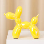 Vilead Ceramic Plating Balloon Dog Orange Figurines Animal Statue Handmade Sculpture Gold Sliver Modern Living Room Desk Decor - House Of Avana