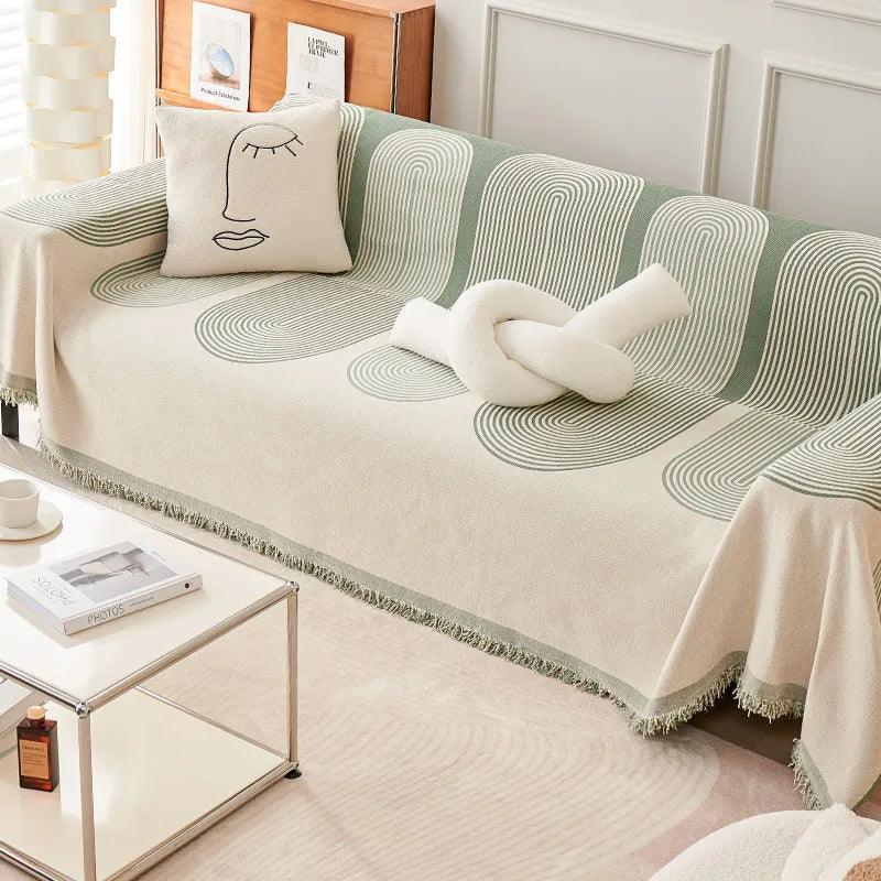 Double-sided Chenille Couch Slipcovers for Ultimate Comfort - House Of Avana