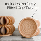 Double BUBBLES Planter Modernized Pottery