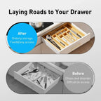 Drawer Organizer - Adjustable Bamboo Expandable