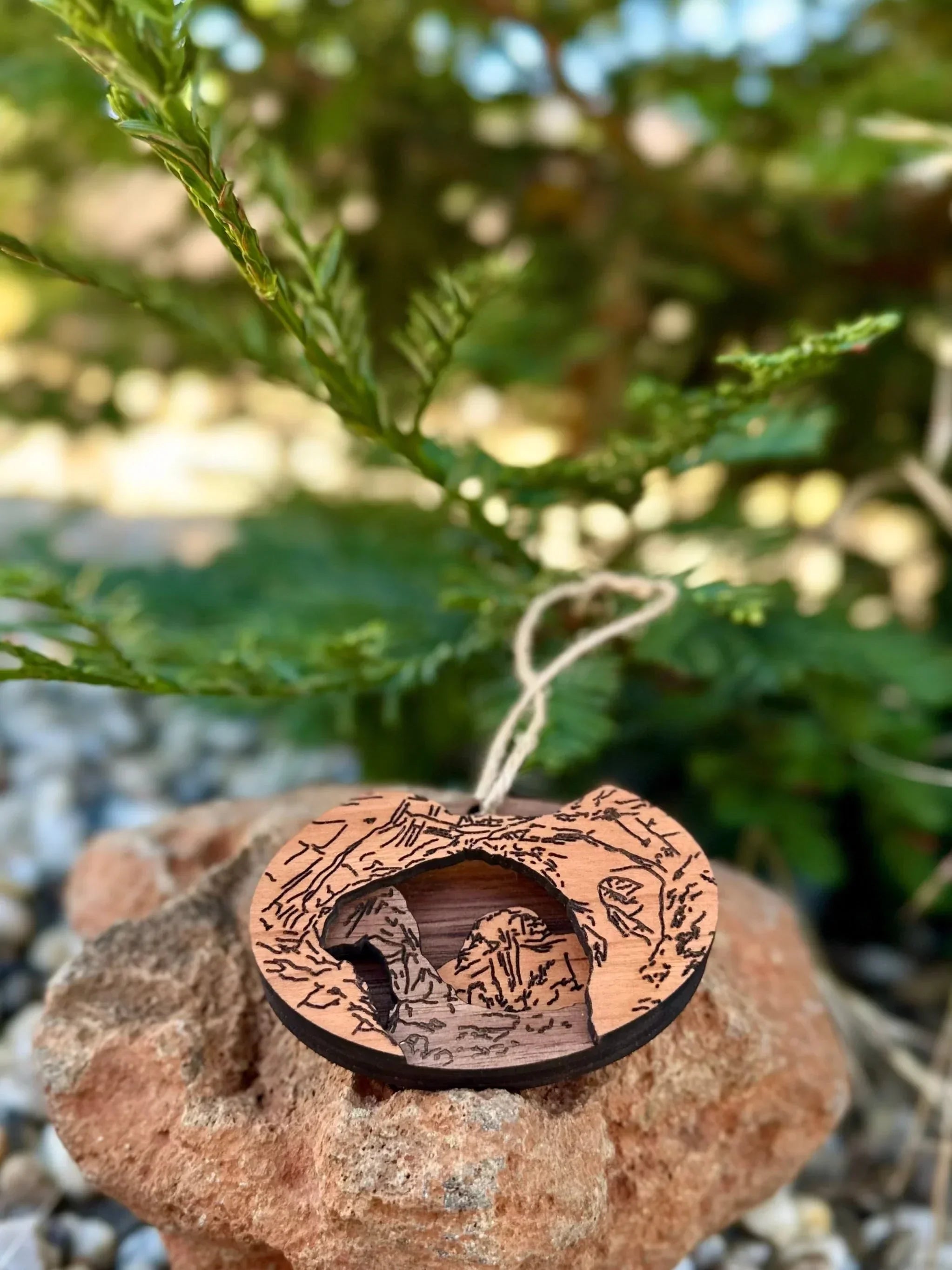 Dual Arches Layered Ornament: Arches National Park