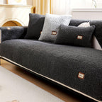 Durable Cushion Couch Cover | High-quality Plush Sherpa Sofa Cover - House Of Avana
