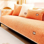 Durable Cushion Couch Cover | High-quality Plush Sherpa Sofa Cover - House Of Avana