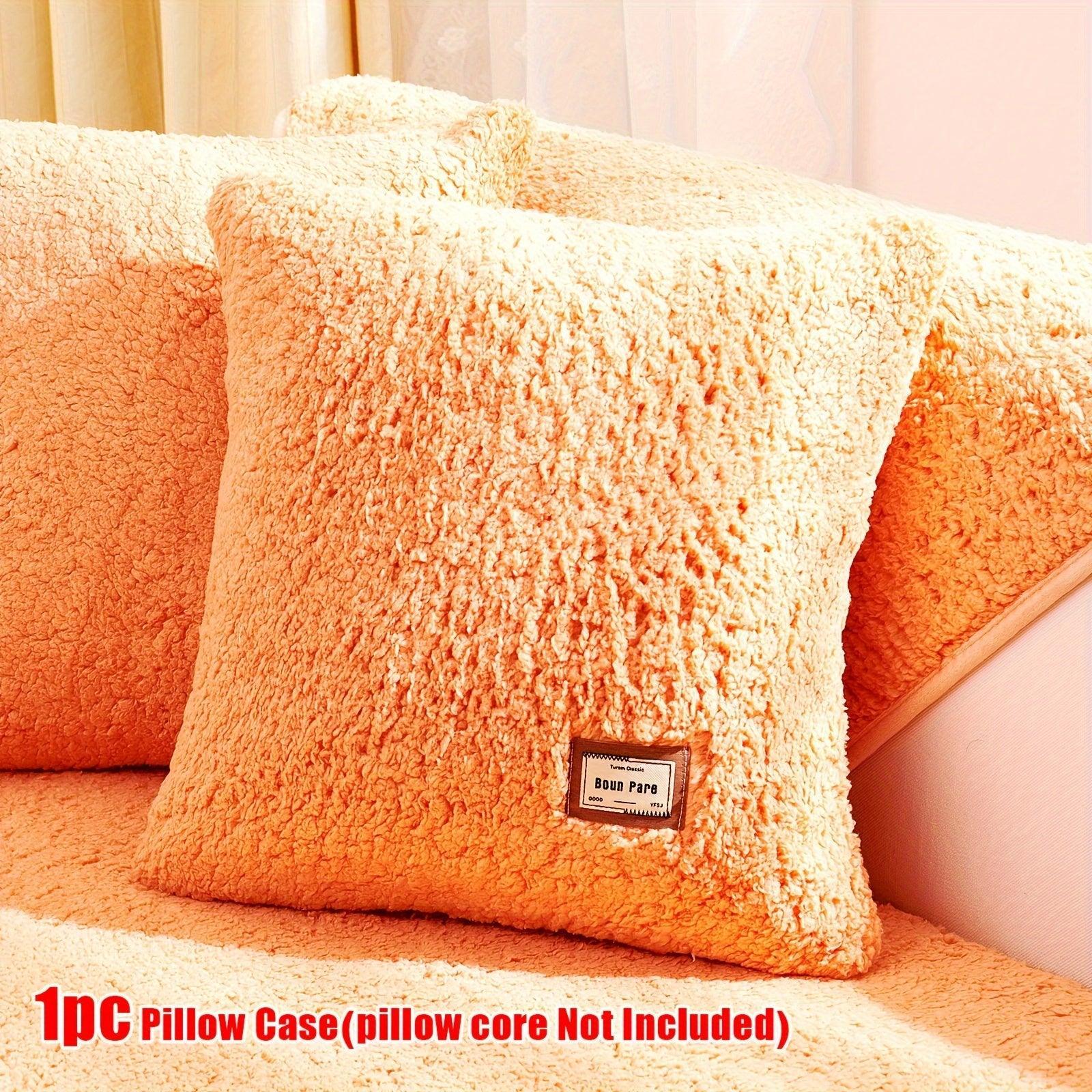 Durable Cushion Couch Cover | High-quality Plush Sherpa Sofa Cover - House Of Avana