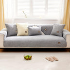 Durable Cushion Couch Cover | High-quality Plush Sherpa Sofa Cover - House Of Avana