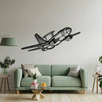 E-7a Wedgetail Angle Metal Aircraft Wall Art - Ncp0554, side view - House Of Avana
