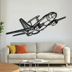 E-7a Wedgetail Angle Metal Aircraft Wall Art - Ncp0554, front view - House Of Avana