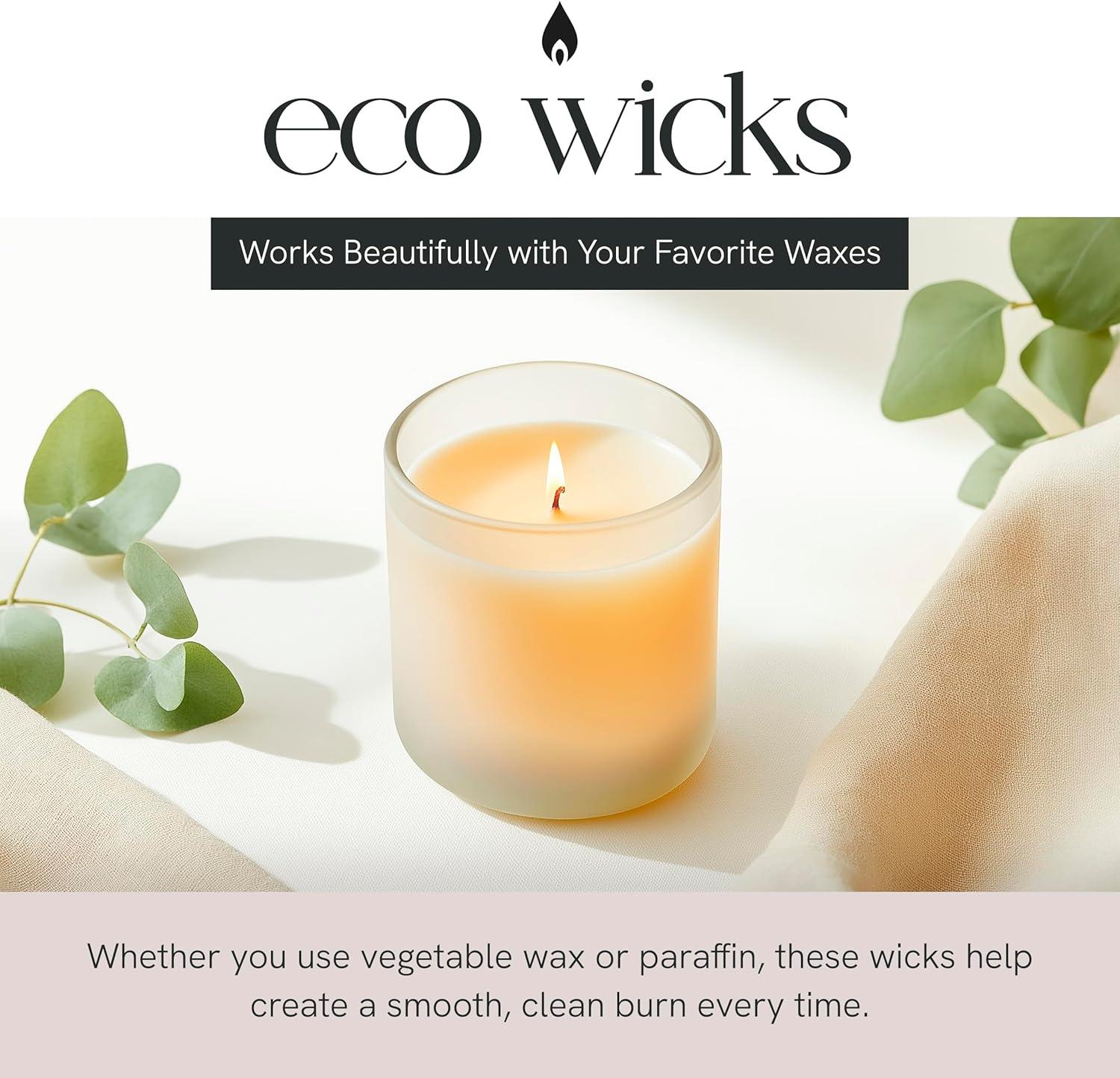 ECO Wicks, 6" Length Pack of 100 EAP Innovations