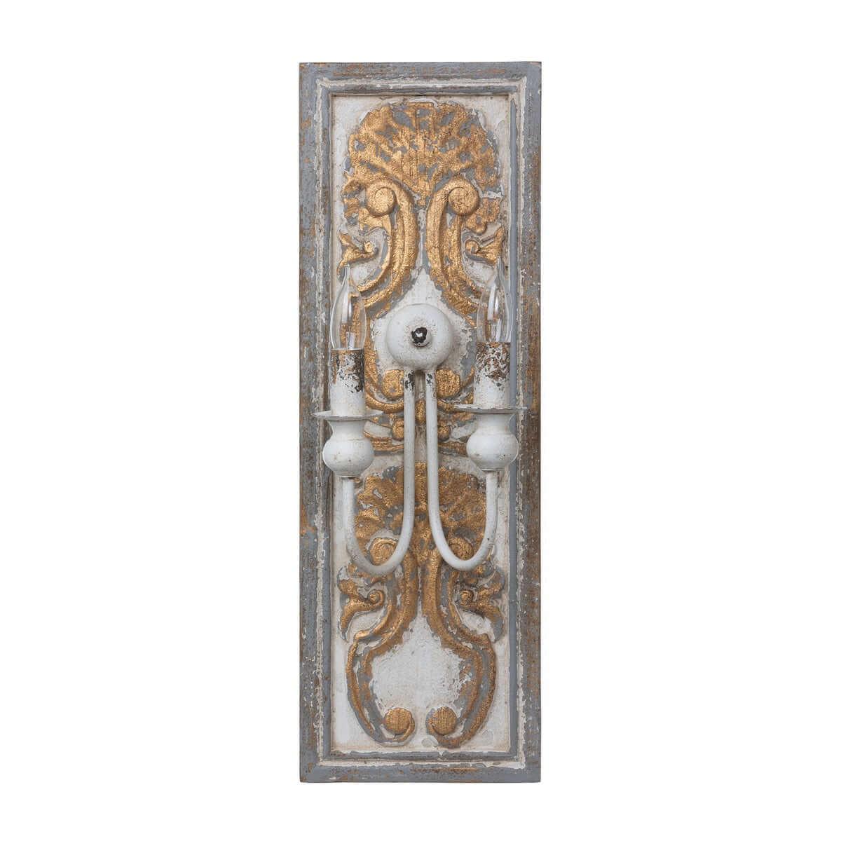 Antique French Country Wall Sconce Light Vintage Shopper