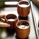 Vintage Wood Cups - House Of Avana