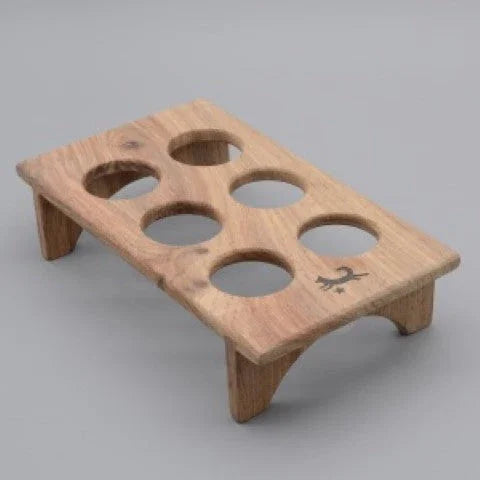 Hand-Carved Wooden Fridge Egg Tray Kanju Interiors