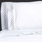 600 Thread Count Rope Embroidered Sheet Set Mélange Home