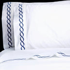 600 Thread Count Rope Embroidered Sheet Set Mélange Home