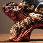 Resin Horse Sculpture - Eight Horse Alphabet Animal Figurine for Indoor Outdoor Decor, top view - House Of Avana