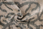 Elegant Handmade Silk Velvet Throw Pillow - 16x24, Taupe and Gray Luxury Cushion with Down Feather Insert Canvello