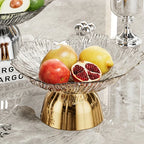 Elegant Multi-layer Fruit and Snack Plate, Oval Plastic Candy Server with Intricate Leaf Design, Festive... - House Of Avana