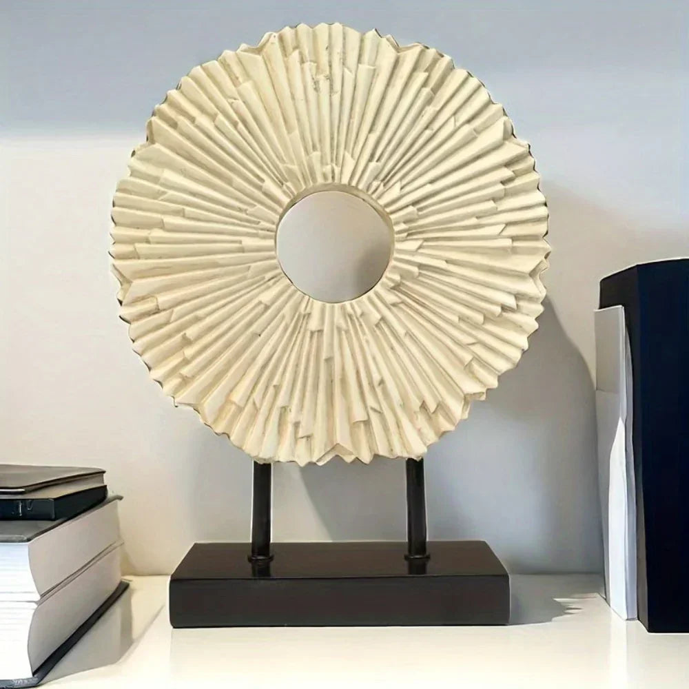 Elegant Sunflower Tabletop Figurine, in-use display - House Of Avana