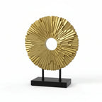 Elegant Sunflower Tabletop Figurine, angled view - House Of Avana