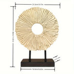 Elegant Sunflower Tabletop Figurine, angled view - House Of Avana