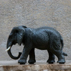Lifelike Elephant Figurine Sculpture - Exquisite Resin Wild Animal Decor for Living Room, Desktop & Wine Cabinet Display with Realistic Details and Vibrant Colors - House Of Avana