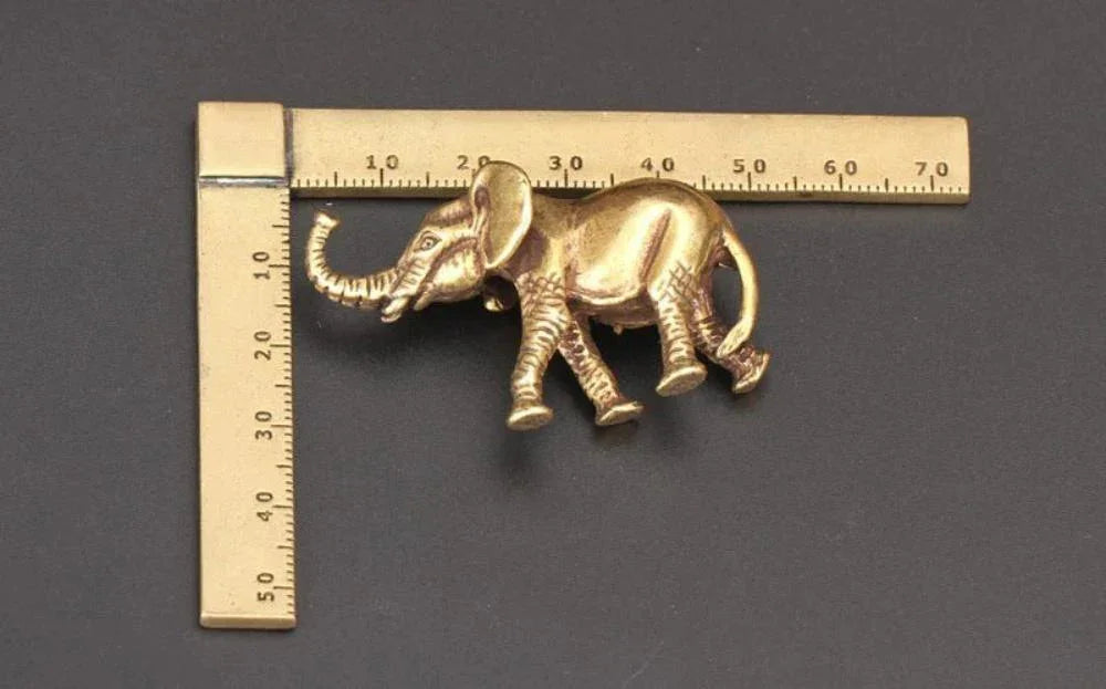 Antique Miniature Elephant Figurines for Home Decor - House Of Avana