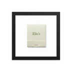 Elio’s Framed Print