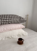 Ella Pure Cotton Pillowcases / White Ever Lasting