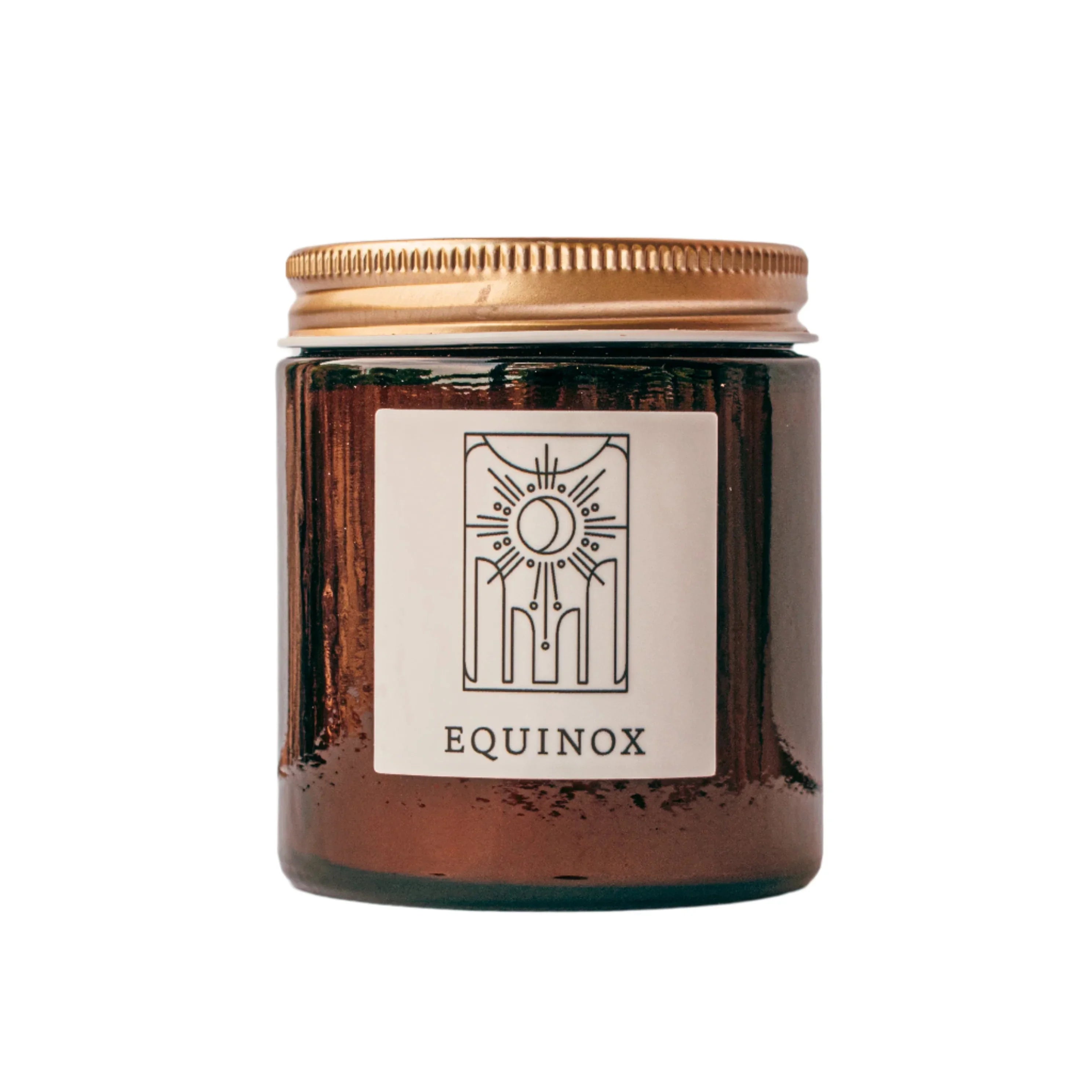 Equinox Fine Fragrance Candle, back view - House Of Avana