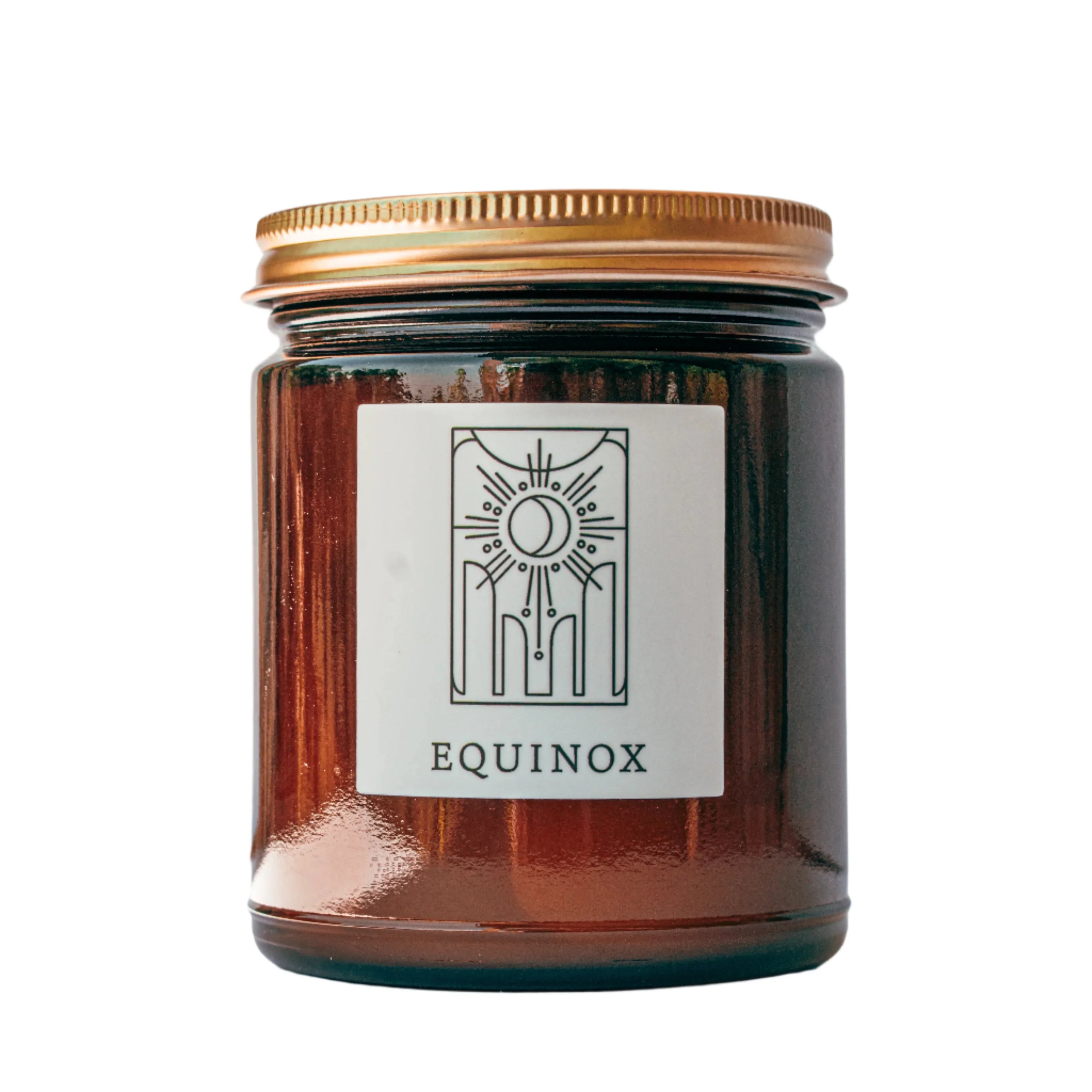 Equinox Fine Fragrance Candle, front view - House Of Avana