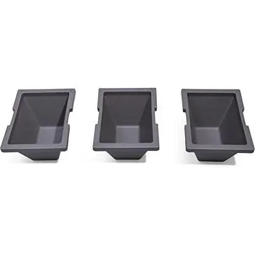 Espresso Rectangular Plastic Raised Garden Bed Planter Box with Removeable Trays