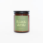Eucalyptus and Pine Candle: Scenic Route Candle Pretty Honest Candles