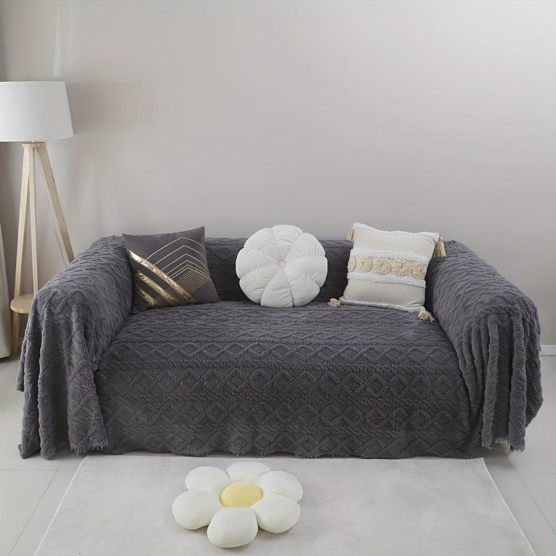 Extra Large Slipcovers for Couches - Stylish Geometric Pattern - House Of Avana