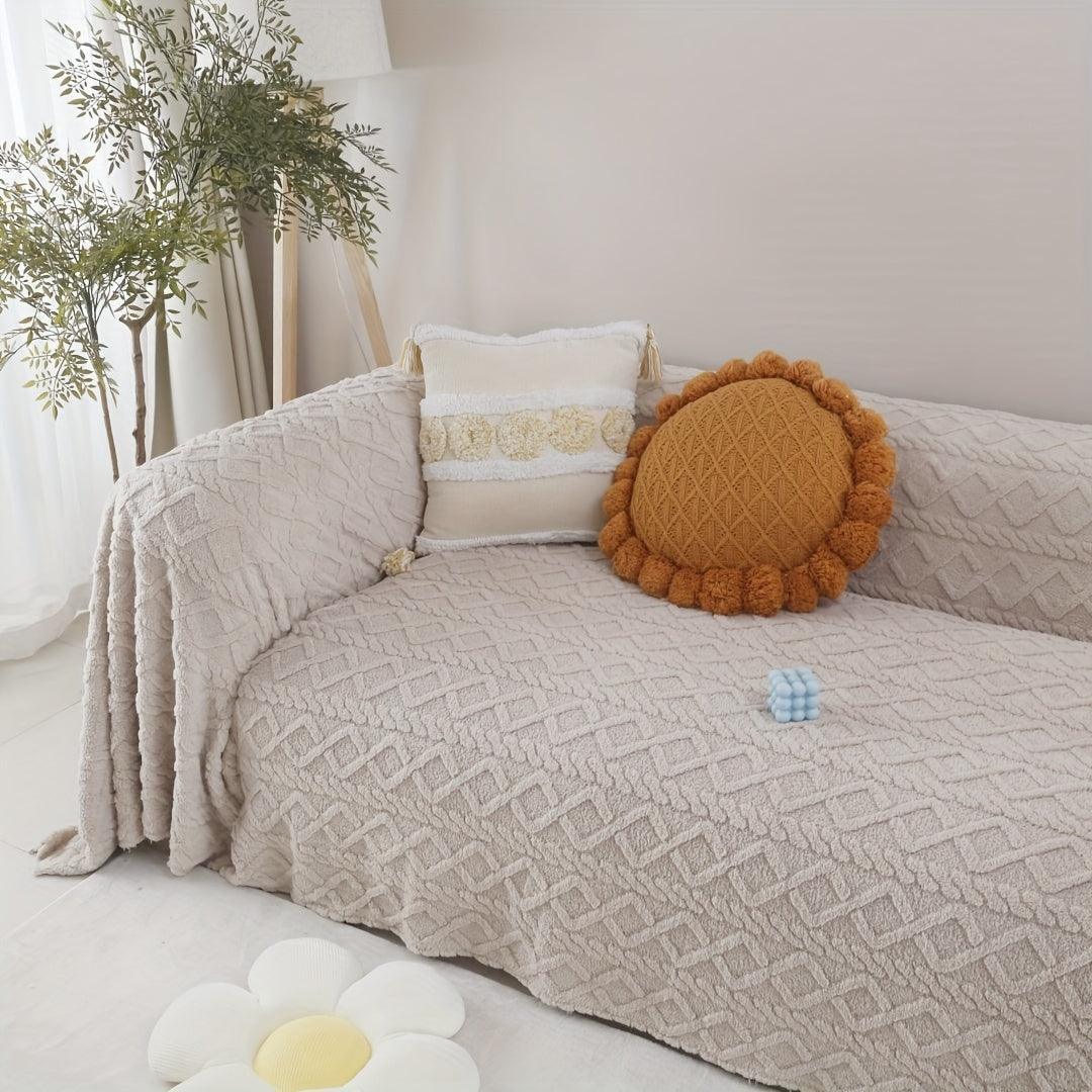 Extra Large Slipcovers for Couches - Stylish Geometric Pattern - House Of Avana