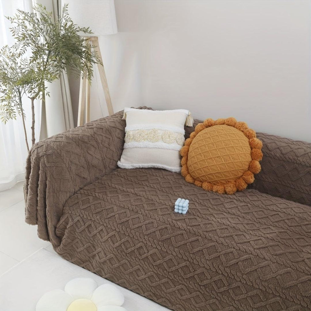 Extra Large Slipcovers for Couches - Stylish Geometric Pattern - House Of Avana