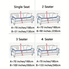 Extra Large Slipcovers for Couches - Stylish Geometric Pattern - House Of Avana