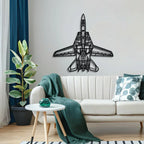 F-14d Tomcat Top Metal Aircraft Wall Art - Ncp0560, detail shot - House Of Avana