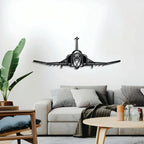 F-4 Phantom Front Metal Aircraft Wall Art - Ncp0556, detail shot - House Of Avana