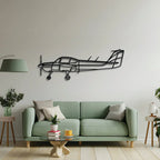 Fa-200 Metal Aircraft Wall Art - Ncp0564, side view - House Of Avana