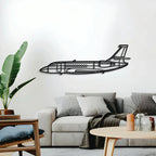 Falcon 2000ex Metal Aircraft Wall Art - Ncp0567, side view - House Of Avana